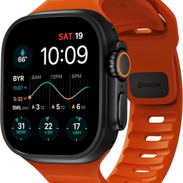 سوار رياضي V2 | لساعة ابل 42/44/45/49 ملم | سوار ساعة متين ومقاوم للماء