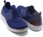 ⁦احذية رياضية للرجال | احذية رياضية للمشي والجري للرجال والاولاد | غير قابلة للانزلاق كاجوال وخفيفة الوزن وعصرية وجيدة التهوية للعمل والتسوق وصالة الالعاب الرياضية والسفر للرجال⁩ - الصورة ⁦7⁩