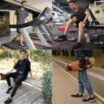 ⁦حذاء بيرفوت للرجال، حذاء مشي بمقدمة عريضة، حذاء رياضي بسيط للتدريب المتقاطع ونعل مضاد للسقوط وجيد التهوية⁩ - الصورة ⁦6⁩