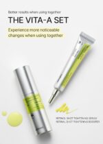 ⁦celimax The Vita A Retinal Shot Tightening Booster Duo Set 15mlx2 | Holiday Gift Set, Stocking Stuffers for Women | with Retinal 0.1%, Matryxyl 3%, Pore Minimizer, Wrinkles & Fine Lines, Firmer Skin⁩ - الصورة ⁦9⁩