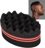 ⁦كريفوكت مشط ملفوف افريقي، اسفنجة شعر بفتحات كبيرة، فرشاة اسفنجية ناعمة للشعر للرجال والنساء لتجعيد الشعر⁩ - الصورة ⁦7⁩