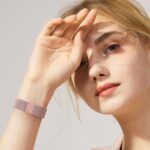 ⁦سوار معدني لساعة هواوي فيت 4/3 من جينهيك، سوار من الستانلس ستيل قابل للتعديل مع مشبك مغناطيسي لساعة هوا وي 4/3 للرجال والنساء⁩ - الصورة ⁦9⁩