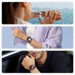 ⁦سوار سيليكون متوافق مع ساعة هواوي ووتش 5 مقاس 46 ملم من كيز جييف، سوار بديل بدون فجوات وناعم متوافق مع ساعة هواوي ووتش 5 مقاس 42 ملم للنساء والرجال⁩ - الصورة ⁦8⁩