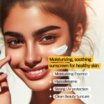 ⁦كريم حماية من الشمس من اكوا ريلاكسينج بعامل وقاية من اشعة الشمس 50+ PA+++، 50 مل - للعناية بالبشرة الكورية للحماية من الاشعة فوق البنفسجية بدون صبغة بيضاء، خفيف الوزن وغير دهني، واقي شمس مرطب⁩ - الصورة ⁦4⁩