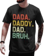 قميص Dada Daddy Dad Bruh - تي شيرت عيد الأب - قميص الأب من Daughter for Daddy