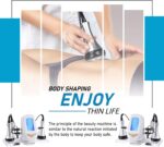 ⁦جهاز نحت الجسم من كيو اس جولي، جهاز تنحيف الجسم مع سبا منزلي للعناية بالبشرة مع 3 رؤوس تدليك يستخدم للوجه والذراع والخصر والبطن والساق والورك⁩ - الصورة ⁦6⁩