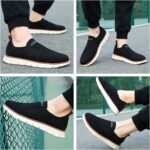 ⁦تسيف حذاء رجالي - حذاء رياضي للمشي خفيف الوزن وسهل الارتداء، حذاء كاجوال شبكي عصري للعمل في الهواء الطلق⁩ - الصورة ⁦7⁩