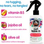 ⁦بخاخ بلسم ليف ان من سوكوزي (8 اونصة سائلة، عبوة من قطعتين) لفك تشابك شعر الاطفال المجعد، لا يتشابك، لطيف ومغذي بالكيراتين وفيتامين B5 وزيت الزيتون والجوجوبا، خال من البارابين⁩ - الصورة ⁦3⁩