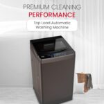 ⁦نوبل غسالة بسعة 14 كجم، تحكم الكتروني، شاشة LED رقمية، 10 برامج، محرك من الالومنيوم، اسطوانة من الستانلس ستيل، موفرة للطاقة، تصنيف 3 نجوم NWM1600، رمادي⁩ - الصورة ⁦7⁩