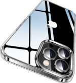 ⁦كيس كو جراب شفاف لموبايل ايفون 13 برو ماكس، [تقنية لا يصفر] [حماية من الدرجة العسكرية] جراب رفيع شفاف للنساء والرجال لموبايل ايفون 13 برو ماكس 6.7 بوصة، شفاف⁩ - الصورة ⁦8⁩