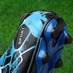 ⁦حذاء كرة قدم من سولفار برقبة منخفضة مزود بمسامير مدببة، حذاء كرة قدم للشباب والأطفال، حذاء تدريب رياضي ولكرة القدم للأولاد والبنات، حذاء رياضي للرجال والنساء من الجنسين، مقاس 31-43⁩ - الصورة ⁦5⁩