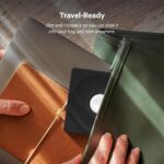 ⁦بلكن شاحن ساعة ابل، قاعدة سفر لاسلكية للشحن السريع معتمدة من ام اف اي مع وضع المنضدة الليلية، تصميم بسيط وكيبل USB نوع C متضمن لسلسلة ساعات ابل 8 و7 و6 و5 و4 والترا وغيرها⁩ - الصورة ⁦4⁩