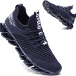 فون كوسير حذاء رياضي عصري للرجال، حذاء جري شبكي جيد التهوية ونعل ناعم غير قابل للانزلاق، حذاء كاجوال للمشي الرياضي