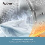 ⁦غسالة باناسونيك بتحميل أمامي سعة 11 كيلو غرام مع مجفف 7 كيلو غرام، كفاءة 5 نجوم في استخدام الماء والطاقة، غسل الثوب والعباية، تقنية إيكونافي، حماية مضادة للبكتيريا لمدة 18 ساعة، غسل سريع، غسالة ومجفف⁩ - الصورة ⁦2⁩