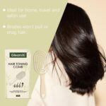 ⁦مشط توحيد الشعر الجديد 2026 من لوكسفيريا، فرشاة شعر مرنة لفك تشابك الشعر، شعيرات مرنة ناعمة مضادة للكهرباء الساكنة للشعر الرطب والجاف، تصميم حلزوني فريد من نوعه لازالة التشابك (B)⁩ - الصورة ⁦2⁩