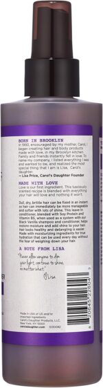 ⁦كارولز دوتر بخاخ بلسم مرطب من بلاك فانيلا - مصنوع من زيت الخروع وإكليل الجبل، 8 اونصة سائلة⁩ - الصورة ⁦12⁩