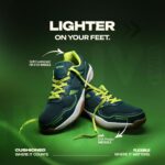 ⁦حذاء تنس الريشة بريز للرجال من ايفين | حذاء تنس الريشة بدون علامات | حذاء تنس الريشة خفيف الوزن ومتين | مثالي ايضا لتنس الطاولة الاسكواش والكرة الطائرة وكرة السلة والرياضات الداخلية⁩ - الصورة ⁦5⁩