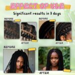 ⁦ايمتي شامبو بدون شطف للجدائل والجدائل مع الصبار وزيت الزيتون وزيت شجرة الشاي، بخاخ شامبو مرطب بدون شطف يزيل الروائح والحكة، 250 مل/8.8 اونصة⁩ - الصورة ⁦6⁩