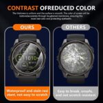 ⁦ديروت 4 قطع من واقي شاشة جارمين فينيكس 8 51 ملم من الزجاج المقسى، شاشة HD مضادة للخدش خالية من الفقاعات لجارمين فينيكس 8 51 ملم حماية⁩ - الصورة ⁦6⁩