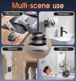 ⁦يونيكينغ® حامل جوال محسّن بكوب امتصاص 360 درجة من سبائك الزنك، حامل هاتف مغناطيسي فراغيّ للسيارة لحامل ماج سيف، 98 رطلاً من الملحقات الفائقة لأجهزة آيفون 16 و15 و14 و13 و12 وأندرويد⁩ - الصورة ⁦3⁩